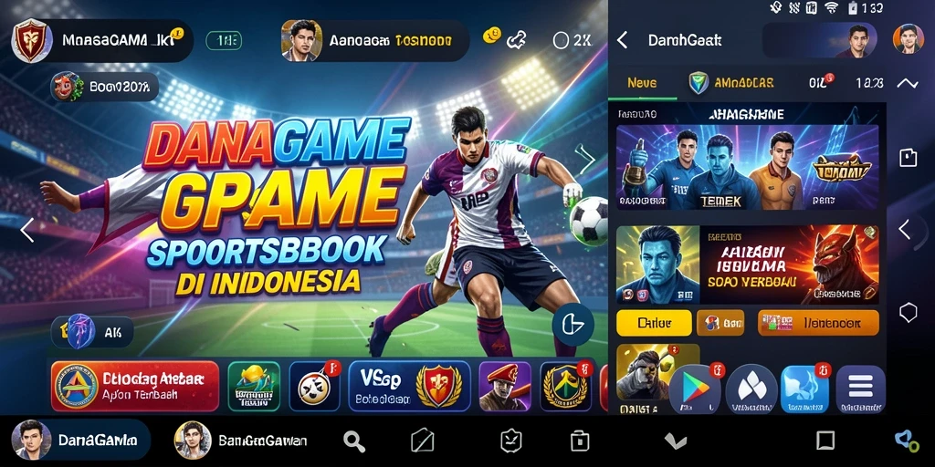 Tampilan gameplay yang menarik dari aplikasi Sportsbook DANAGAME.