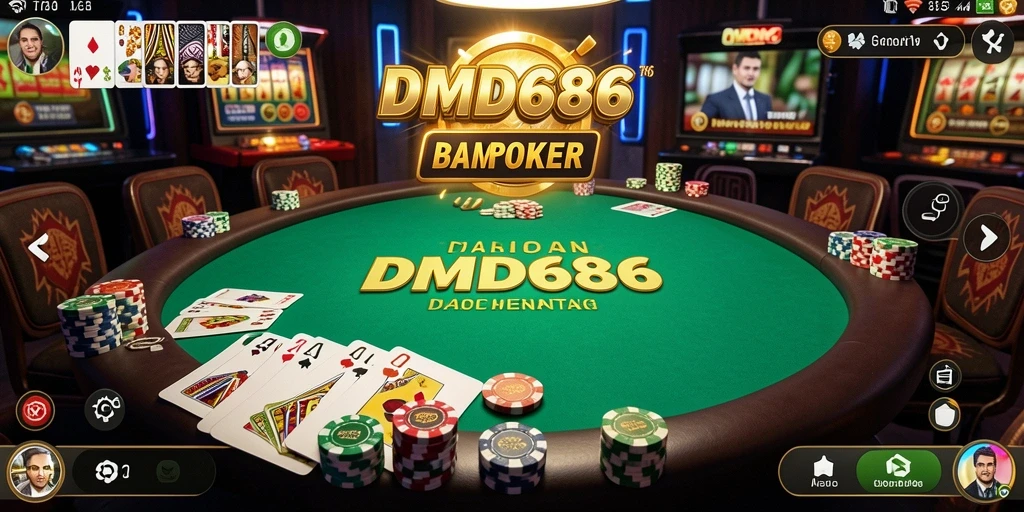 Tampilan menarik saat bermain poker di DMD686 dengan pemain dari seluruh dunia.