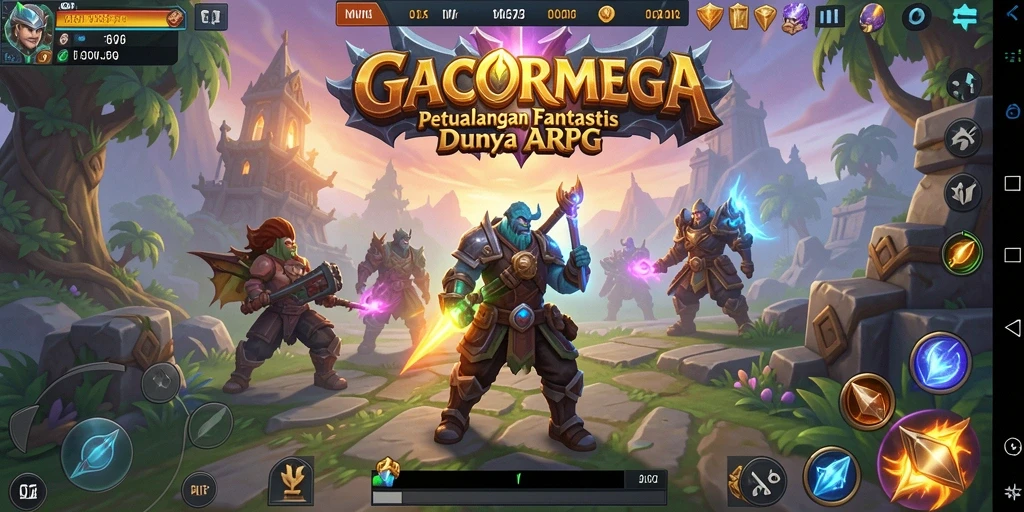 Gameplay dinamis dan seru dalam penjelajahan dunia ARPG.
