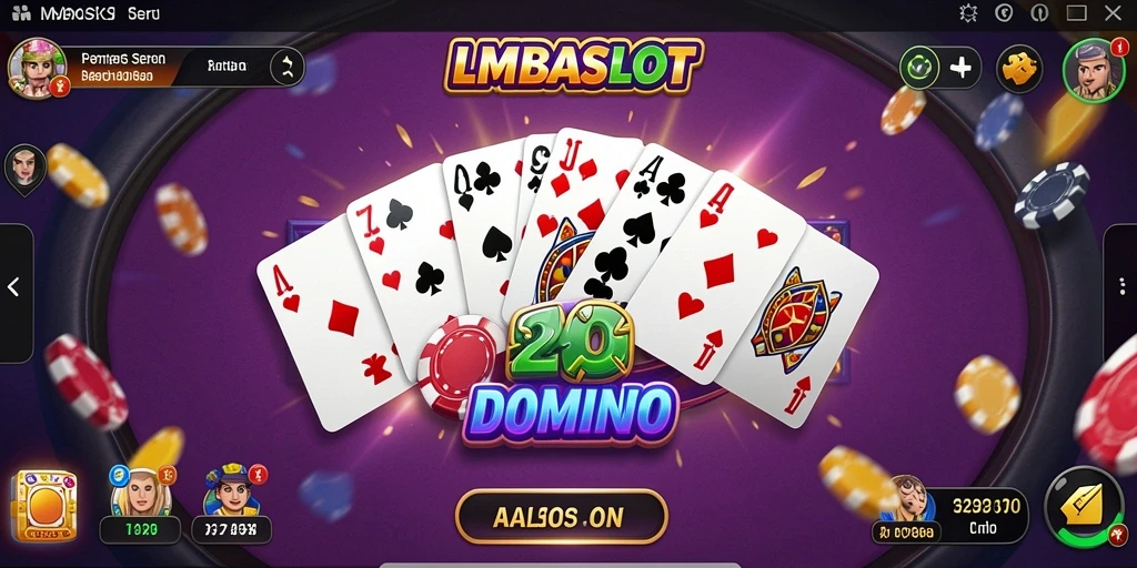 Gameplay seru dalam LMBASLOT yang menghadirkan keseruan Domino.