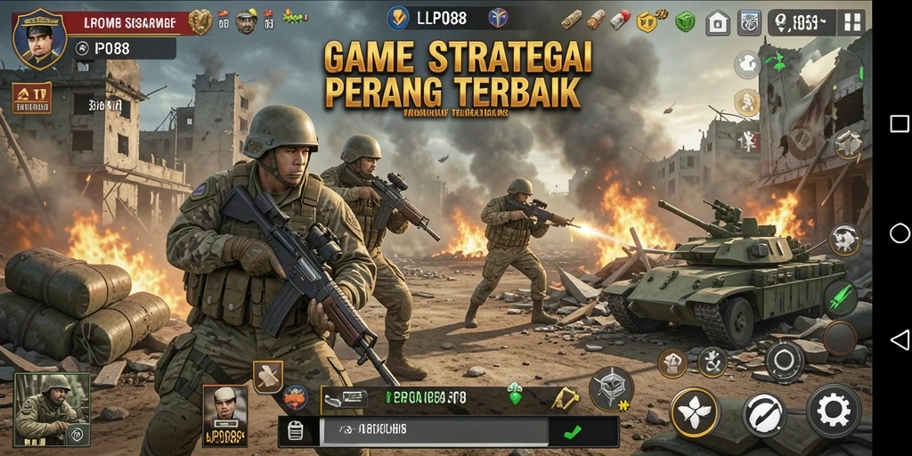 Tampilan gameplay LPO88 yang menegangkan saat merencanakan strategi.
