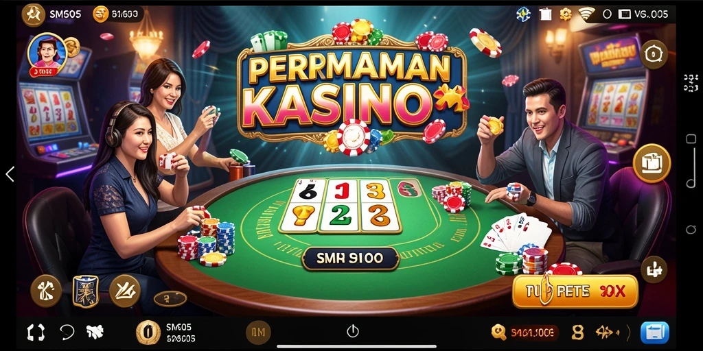 Tampilan screenshot gameplay SM605 yang menantang dan menawan.