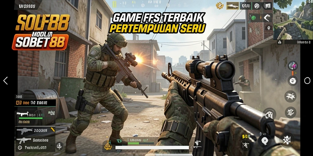 Tangkapan layar menampilkan aksi intens dari gameplay SOBET88.